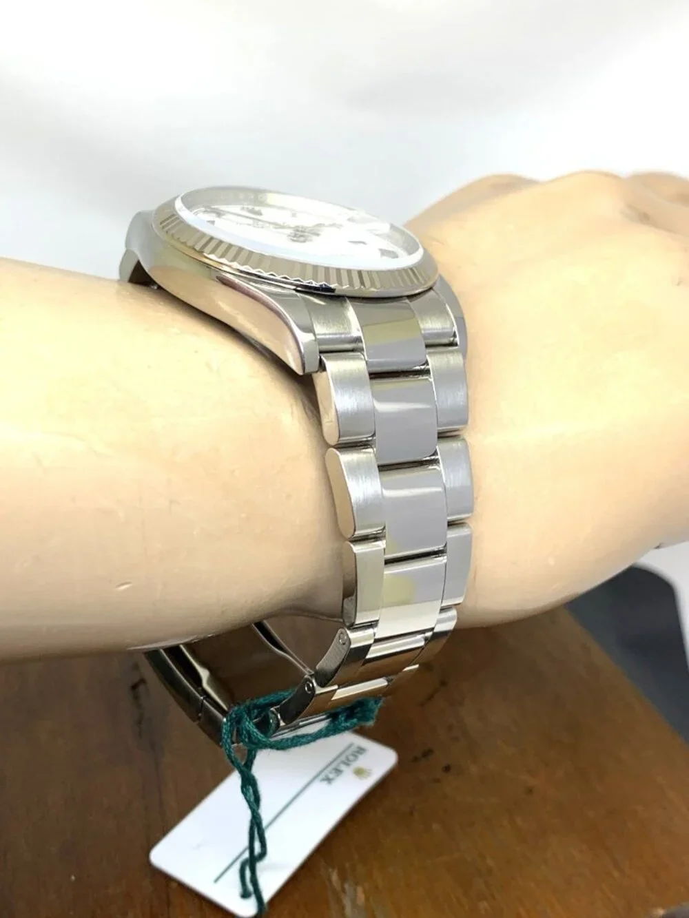 Rolex Datejust 126234 Watch Swiss Automatic White Roman Dial Steel 36mm + Card